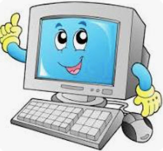 A cartoon image of a computer.
