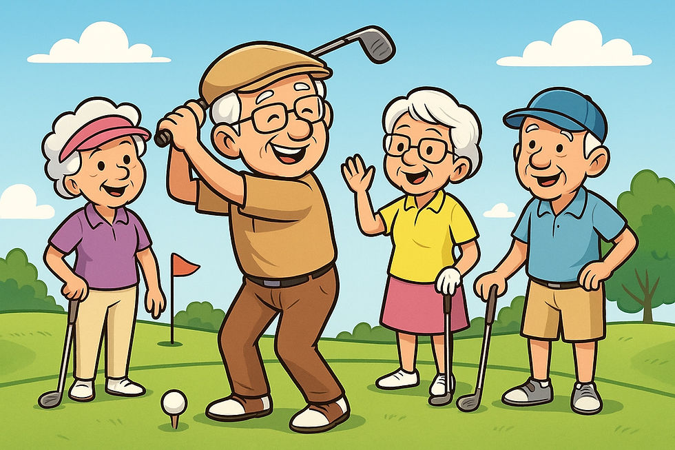LEISURE ACTIVITIES (PodCast) - How retirees can get involved in Golf.