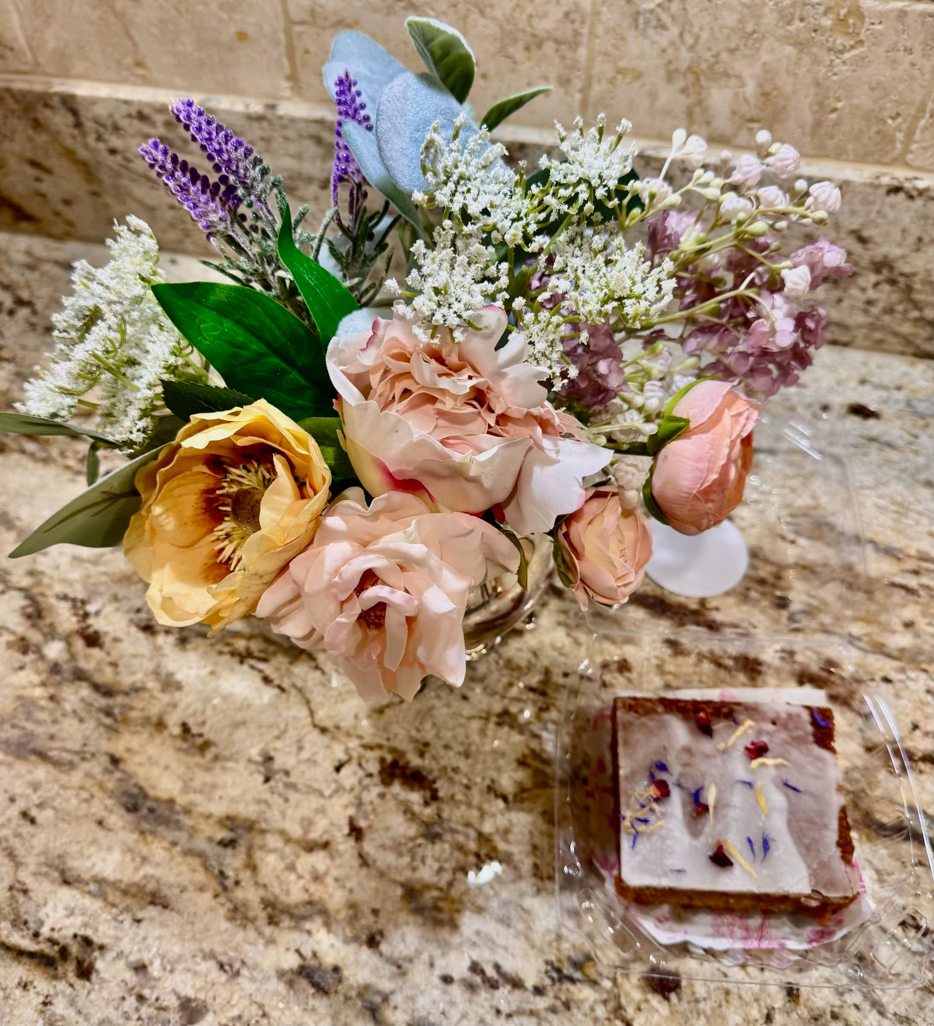 Pistachio Tea Cake- Slice