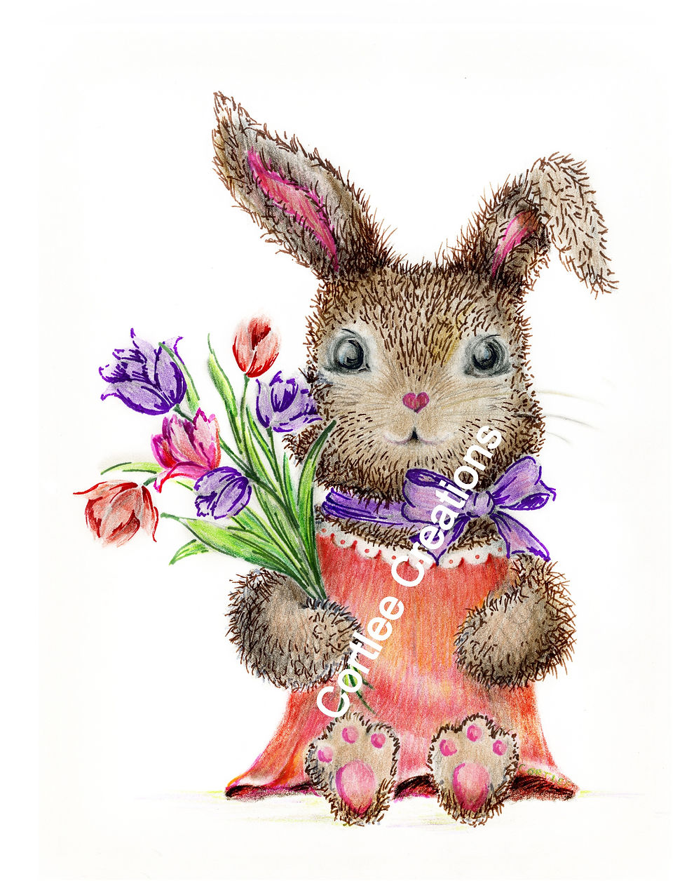 Bunny Loves Tulips
