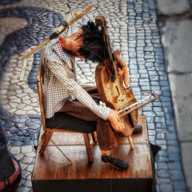 Marionette Musician Silent