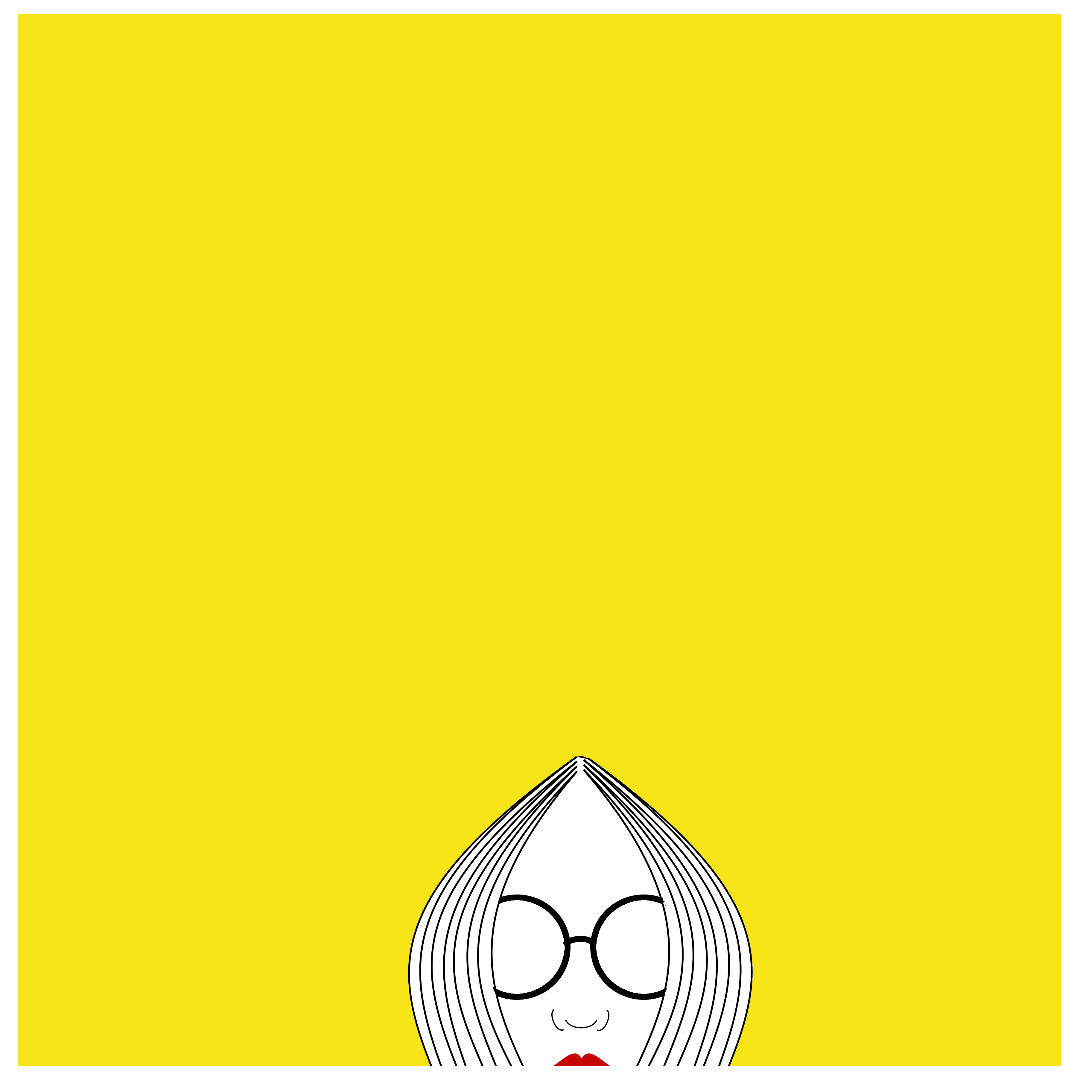 The Girl with Large Glasses
