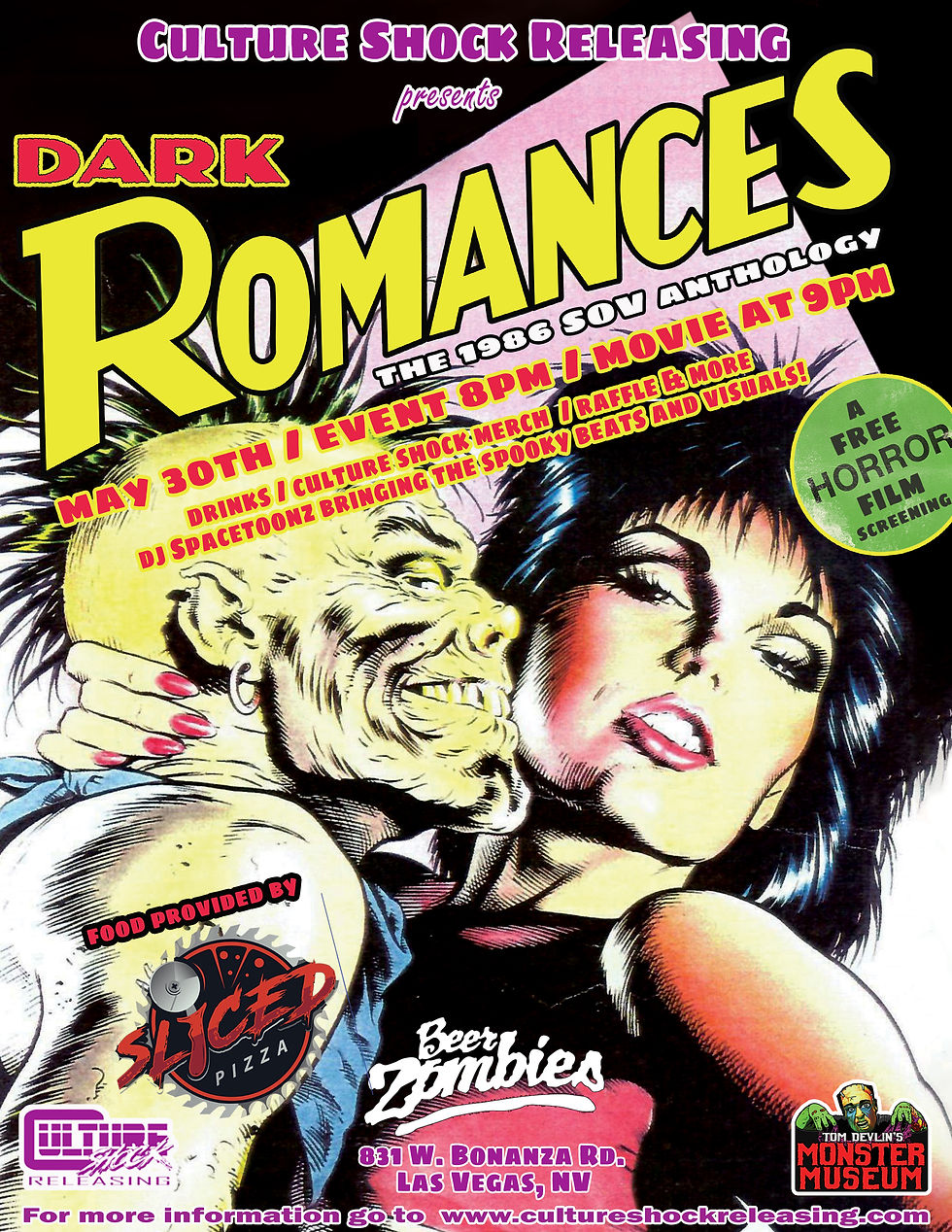 Join Us for DARK ROMANCES Free Screening at Beer Zombies Brewery