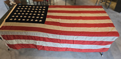 Vintage Oversized American Flag - 48-Star, 93