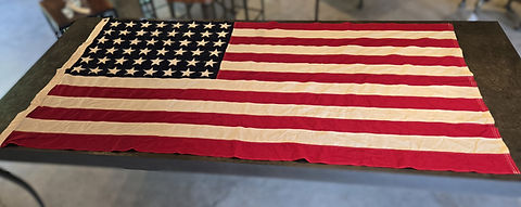 Vintage 48-Star American Flag | Joseph Stannard Antiques and Design