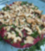 N20 Салат "Свекла с сыром и чесноком под орехом" (Cevizli Peynirli Pancar Salatası)