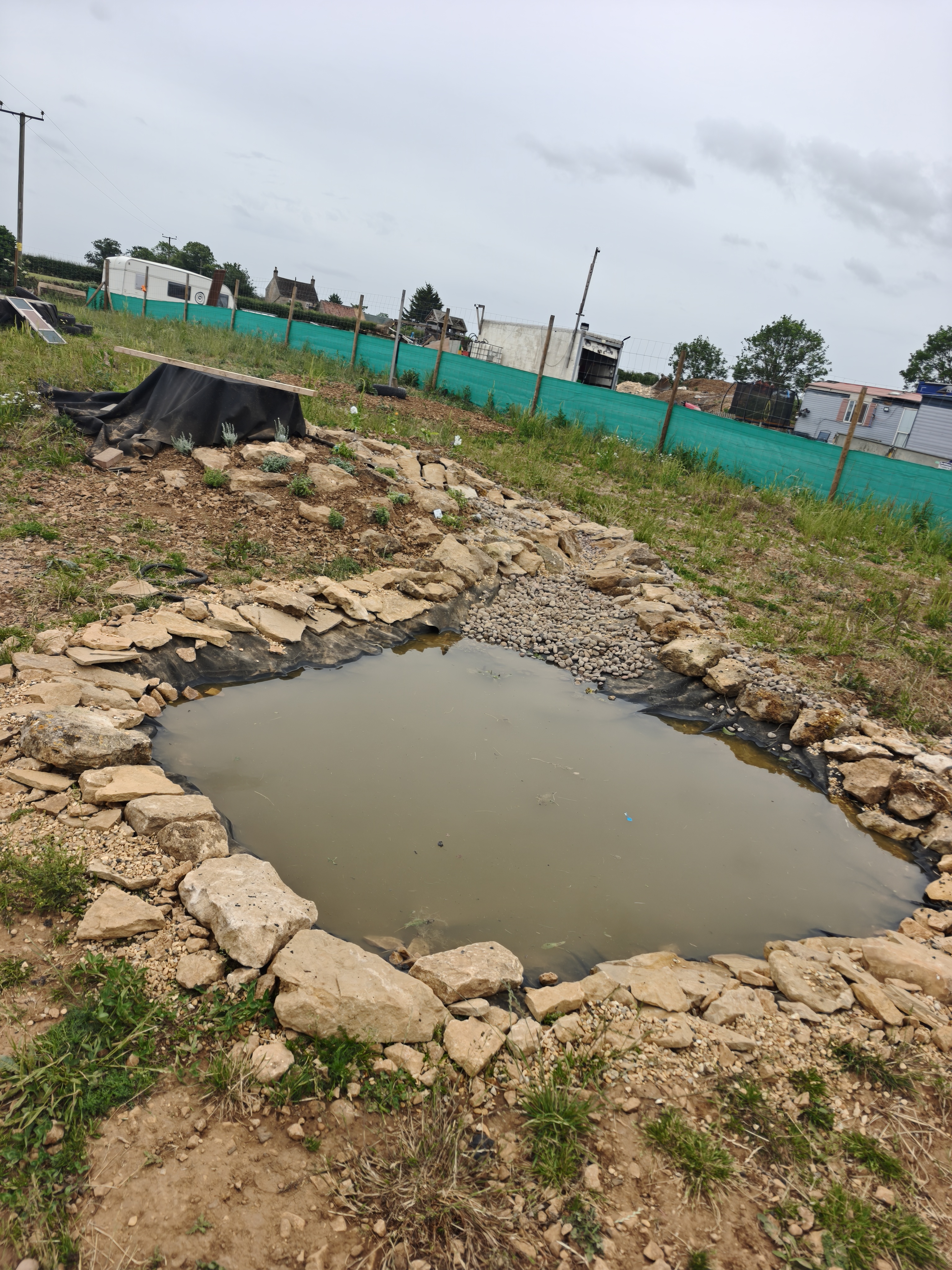 Cobbled stream in the Dogaholics enrichment area