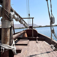 Łódź poławiaczy pereł, Farma pereł, Ras Al Khaimah, ZEA, Adventurous Camel