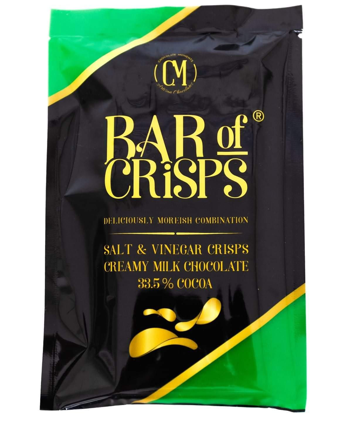 Bar of Crisps®️ Salt & Vinegar 100g (in clear packaging)