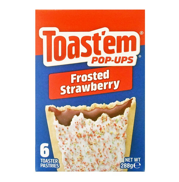 TOAST'EM STRAWBERRY BISCOTTI GUSTO FRAGOLA