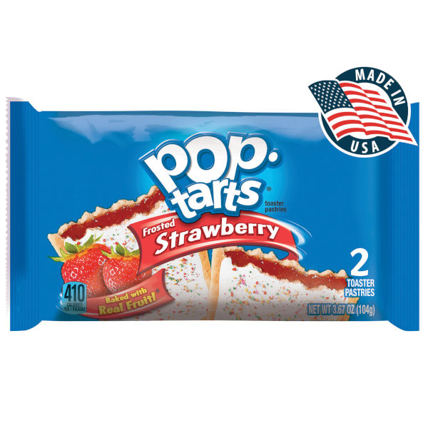 POP TARTS STRAWBERRY BISCOTTI GUSTO FRAGOLA