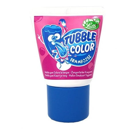 TUBBLE COLOR TUBETTO DI GOMMA DA MASTICARE LAMPONE BLU
