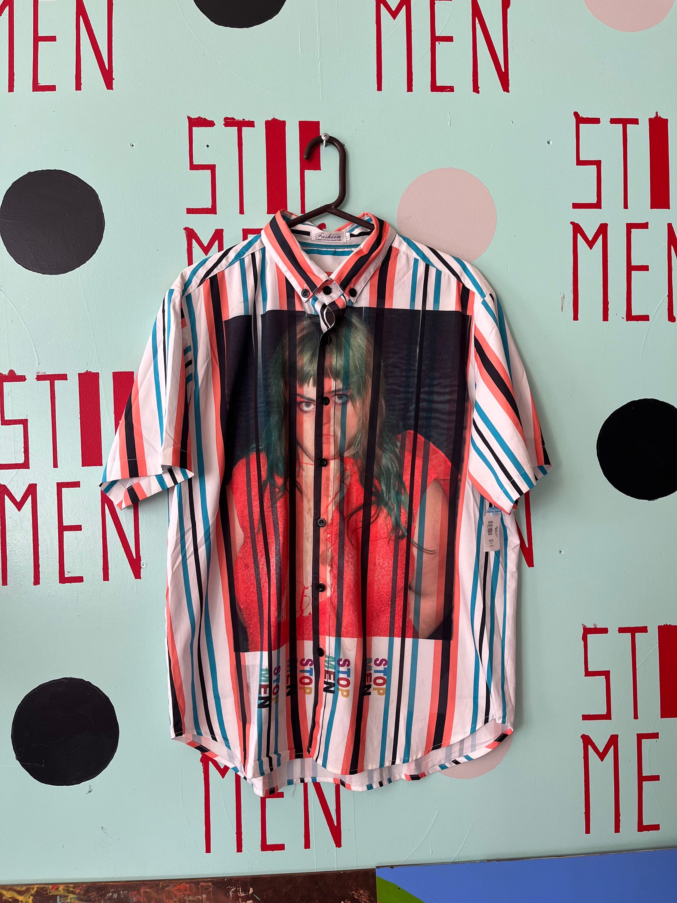 Shoulder 17 inches length 39 inches size large dress shirt