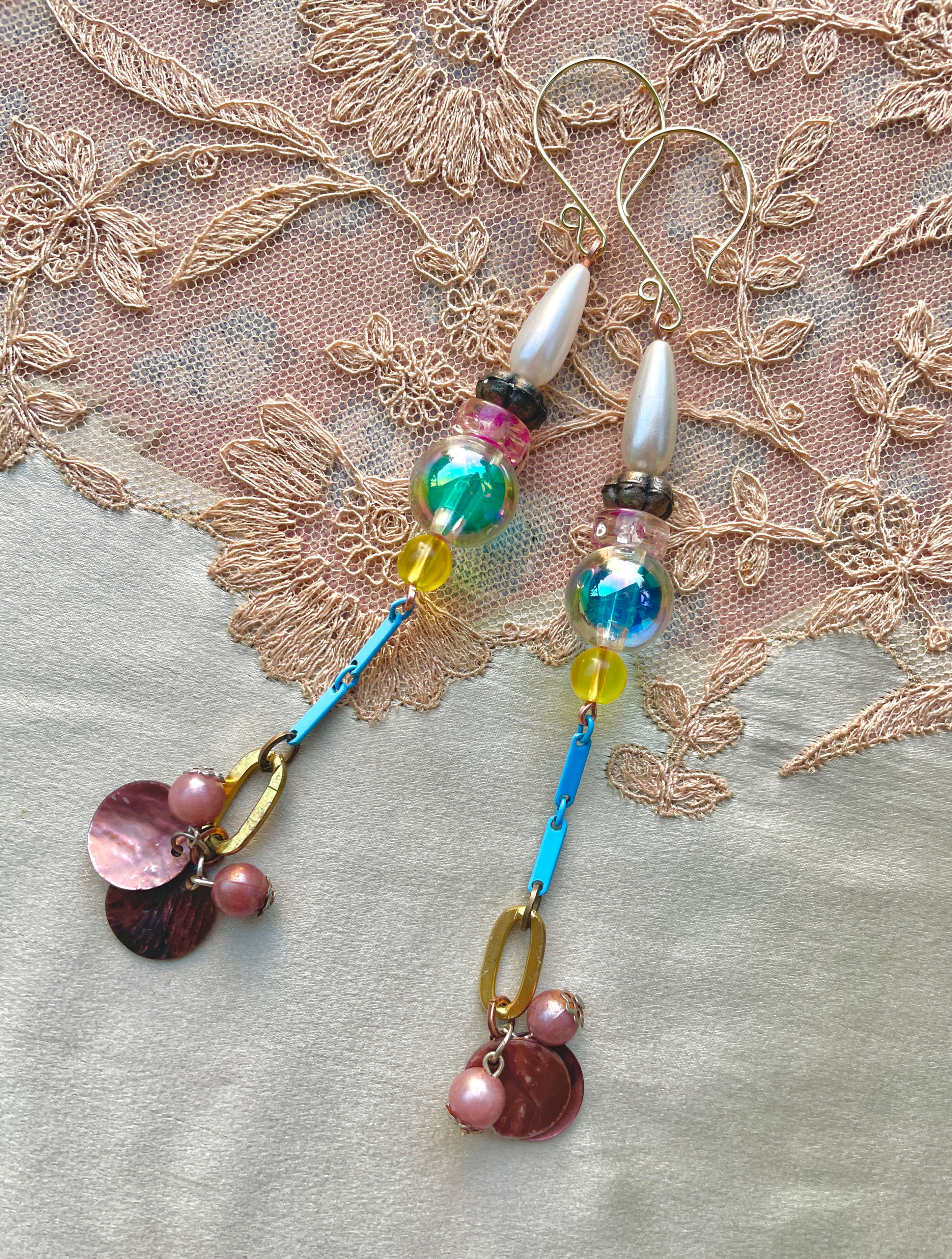 Mystic orb earrings 