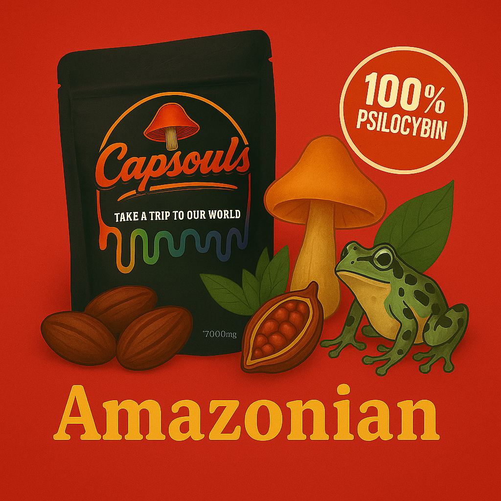 CAPSOULS - AMAZONIAN 7000MG PURE PSILOCYBIN 