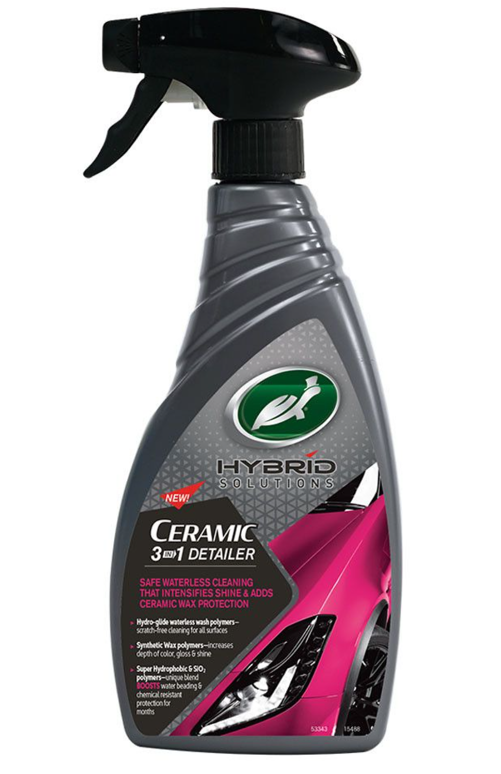 Turtle Wax, Hybrid Ceramic, 3in1 Detailer (500 ml) 

