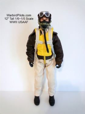 Thumbnail: 1/5 - 1/6 WW2 American USAAF RC Pilot Figure