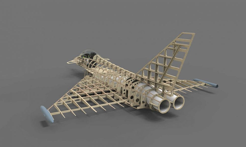 Thumbnail: EF2000 Eurofighter Short Kit 1:6 by Custom Wings
