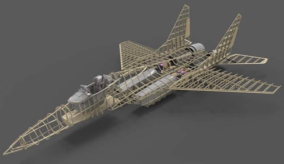 Mig 29 1:4.8 Short Kit by Custom Wings