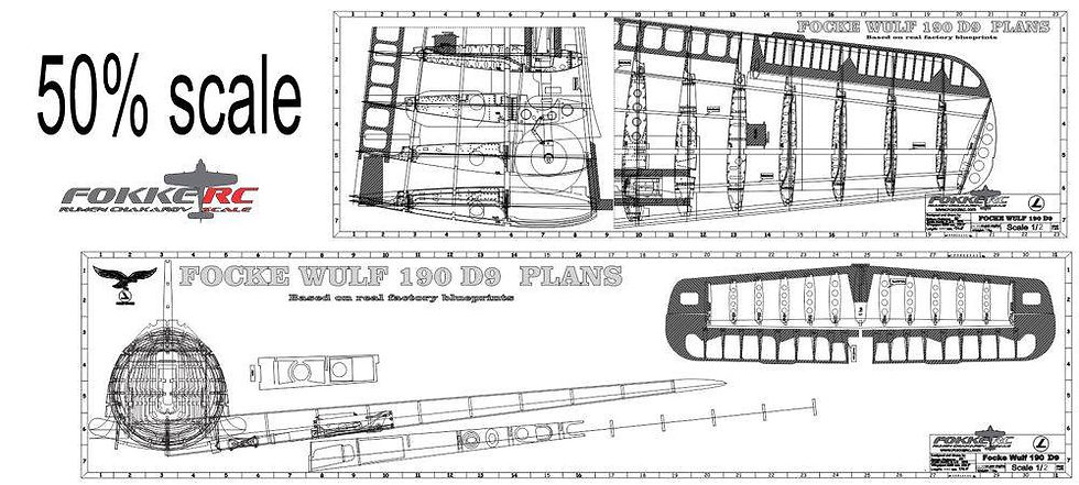 Thumbnail: FW-190 D9 50% Short Kit by FOKKERC