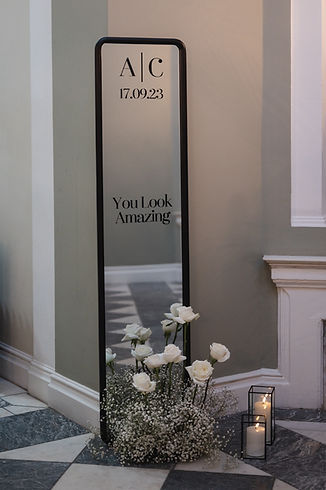 Floor Length Welcome Mirror