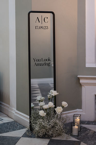 Floor Length Welcome Mirror