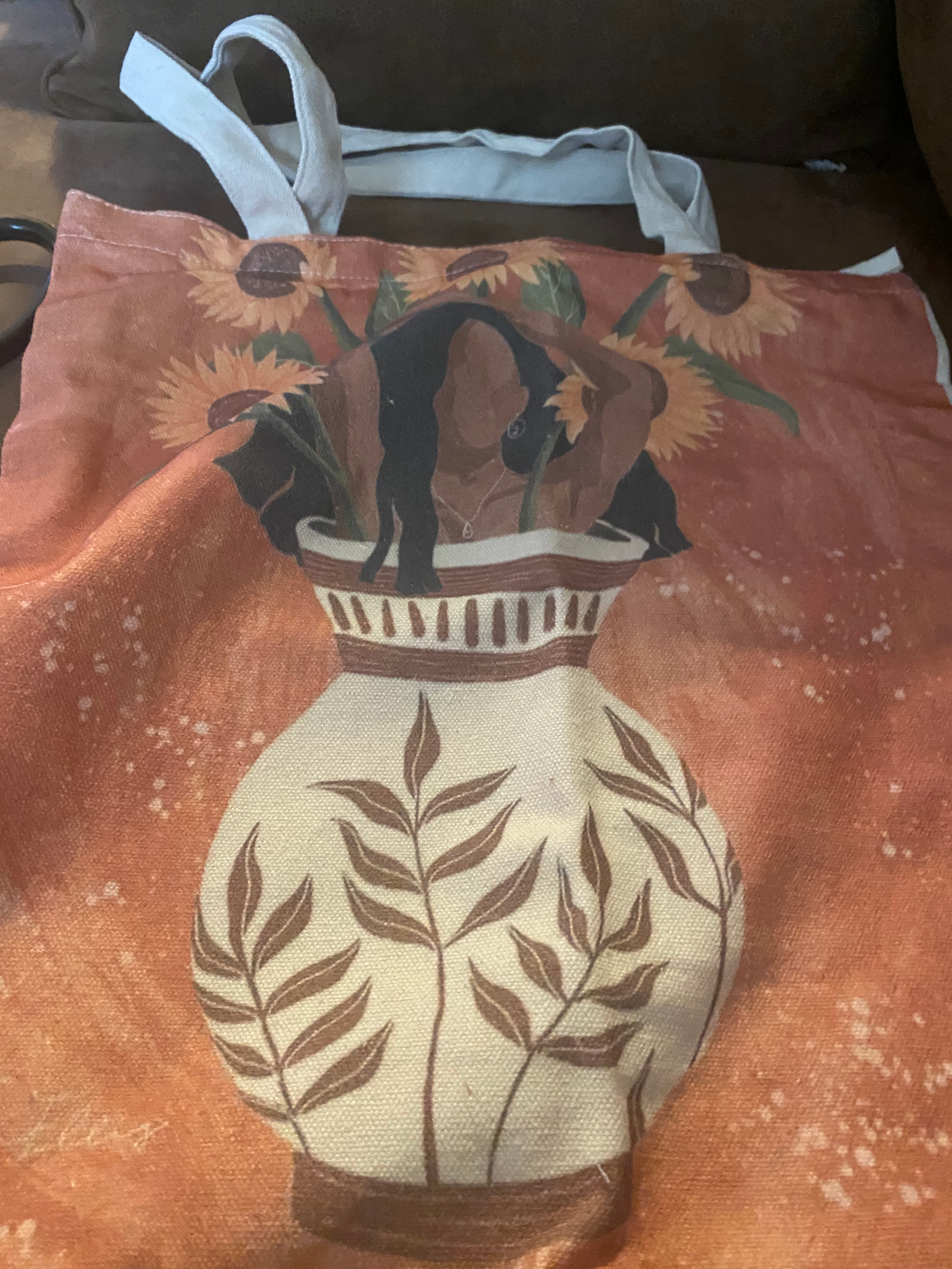 Lady in Vase Bag