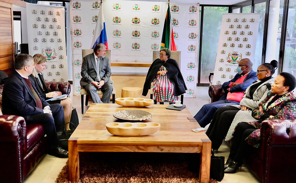 FREE STATE PREMIER ENGAGES WITH RUSSIAN AMBASSADOR IN SOUTH AFRICA