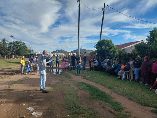 MOHOKARE WARD 7 COUNCILLOR ENGAGES RESIDENTS