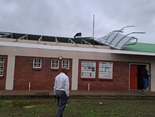 GALE STORM DAMAGES BOITUMELONG SPECIAL SCHOOL IN THABA NCHU