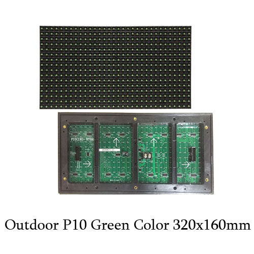 Outdoor P10 Green Color 320x160mm