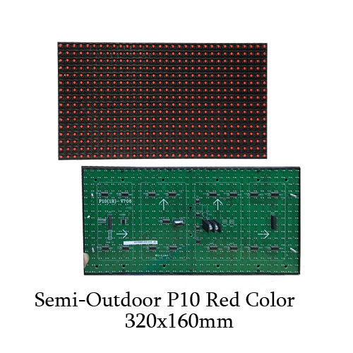 Semi-Outdoor P10 Red Color 320x160