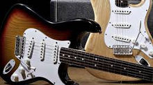Views on a Fender guitar