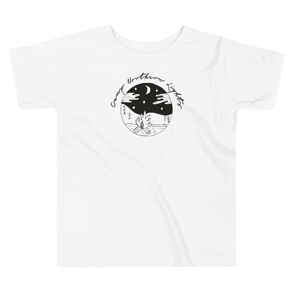 Thumbnail: Campfire Kiddo Camp Northern Lights Toddler Short Sleeve Tee