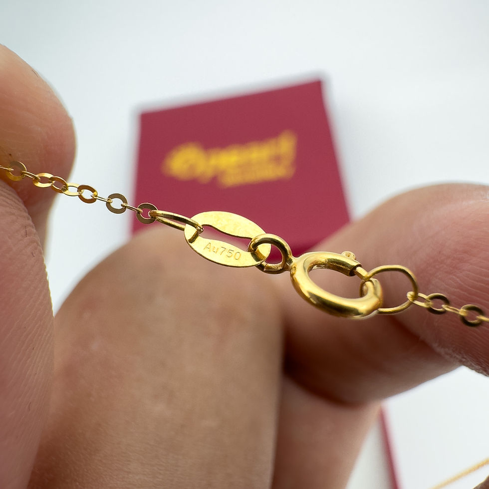Thumbnail: 18k gold o-shape stamp
