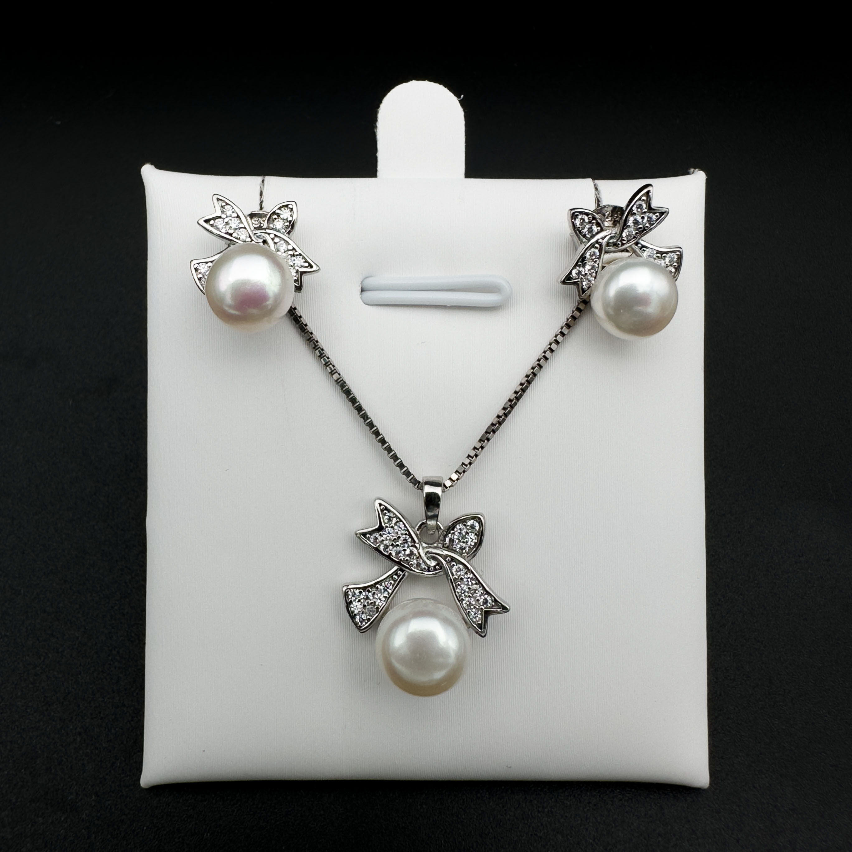 pearl set silver 01 white
