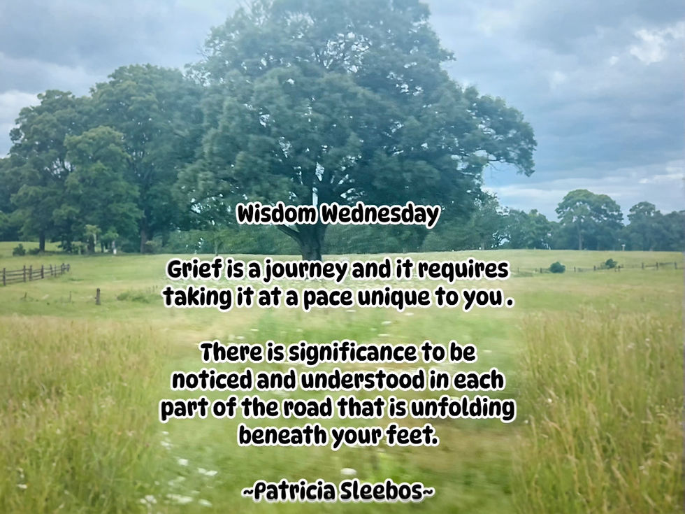 Grief is a Journey...