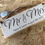 Thumbnail: Mr & Mrs personalised wedding sign