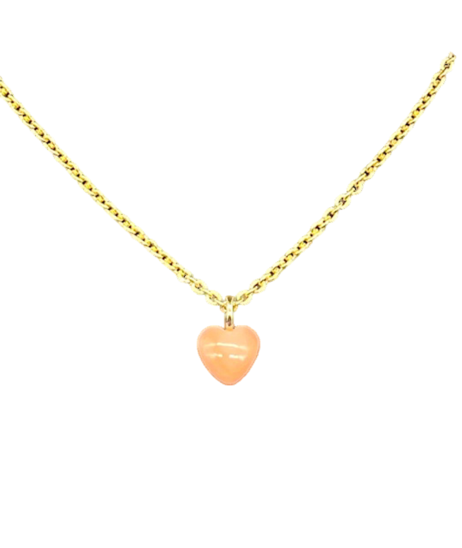Thumbnail: Gold Angel Coral Heart