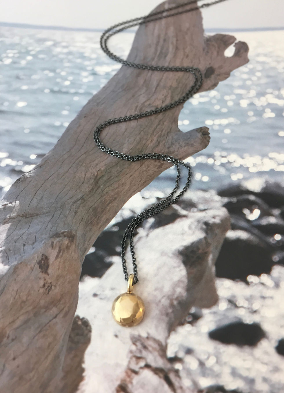 Thumbnail: GOLD ROCK necklace