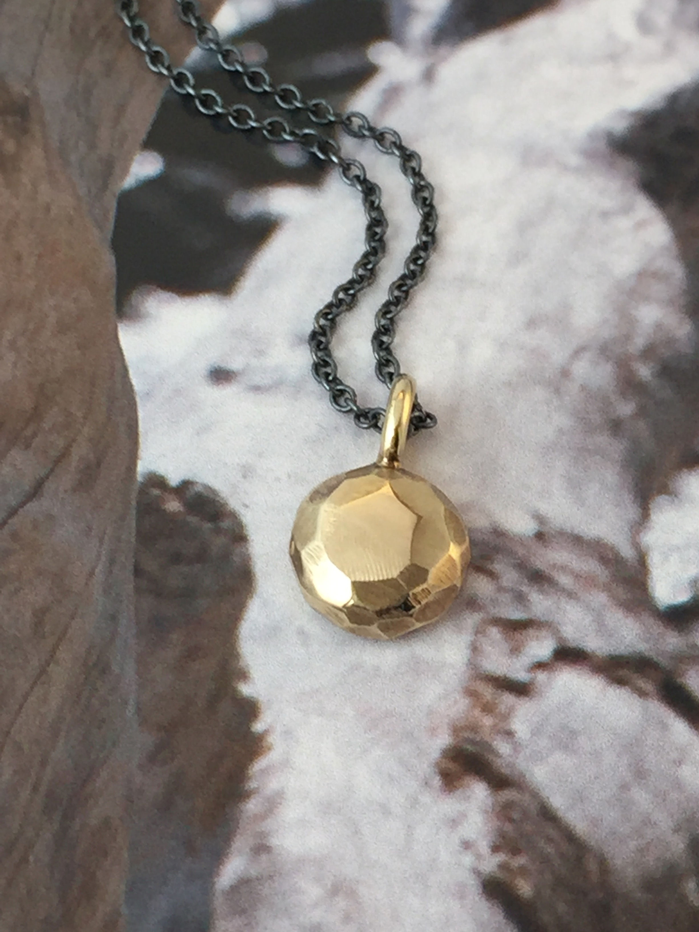 GOLD ROCK necklace