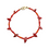 Thumbnail: Red ~ Konkylie~ Coral Bracelet