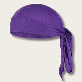 Essential Solid Color Bandana Cap in Purple