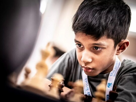 Ashwath Kaushik, de ocho años, logró hacer historia al vencer a Gran Maestro de ajedrez de 37 años durante un torneo oficial.