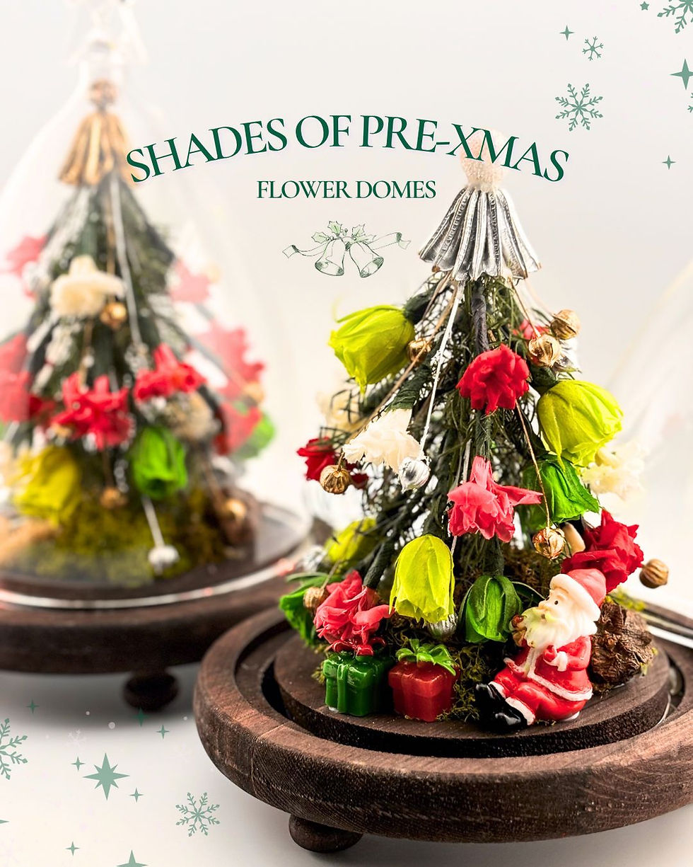 ✨ Our signature Flower Domes are now on sale! Get yours for $120 (was $200). Tap to shop and secure your miniature winter wonderland!