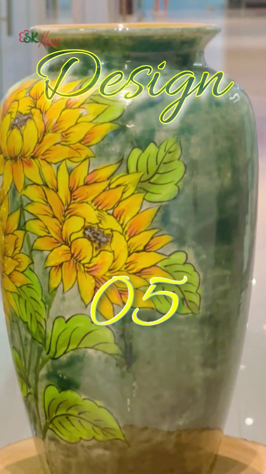 Thumbnail: Flower Home Decor Ideas: Bat Trang Vase Design 05