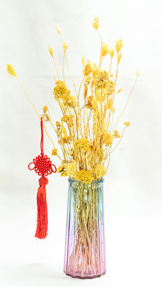 CNY FLOWER ARRANGEMENT WITH WILD FENNEL AND LONA