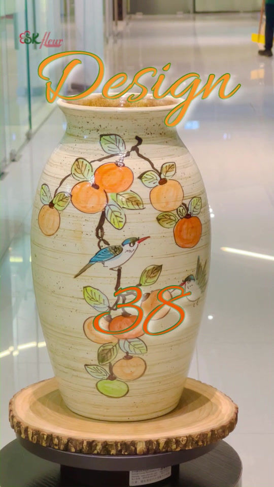 Thumbnail: Flower Home Decor Ideas: Bat Trang Vase Design 38
