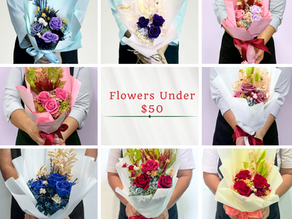 Preserved Flower Bouquet Under $50