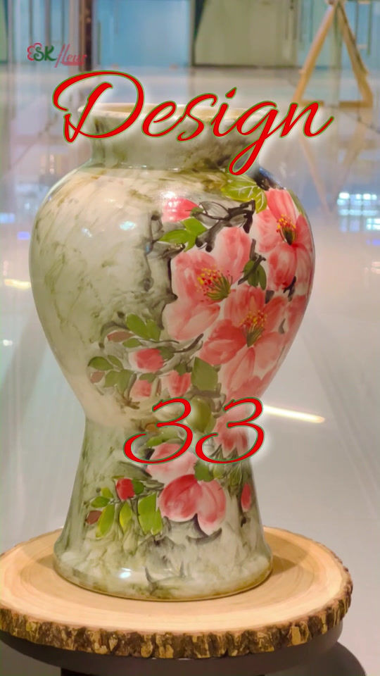 Thumbnail: Flower Home Decor Ideas: Bat Trang Vase Design 33